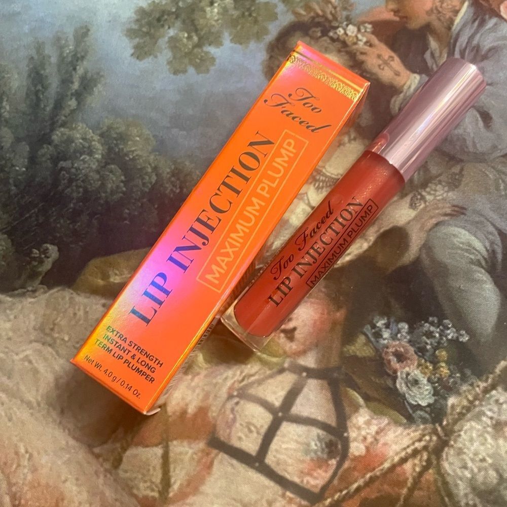 Two Faced 4g .14oz lip injection maximum plump extra strength instant gloss NEW